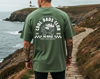 Cool Dads Club Shirt with custom date – Funny New Dad Gift – First Father’s Day Tshirt – Dad Jokes Shirt – Customizable Dad Shirt