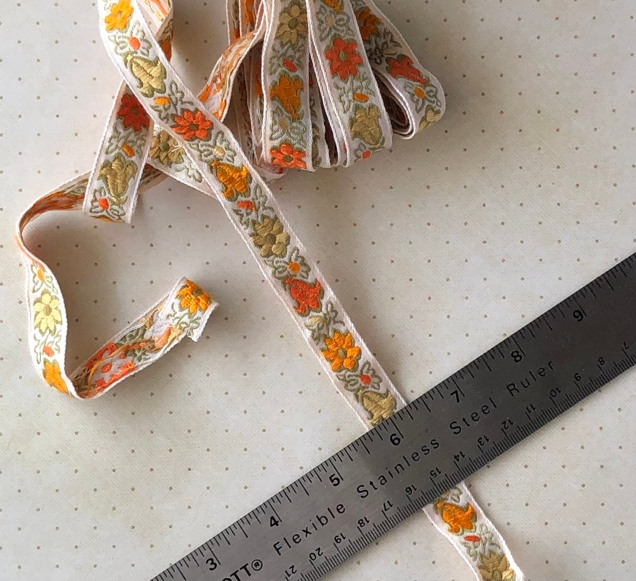 Wright Ribbon 1970s Wright's Ribbon Lace Trim, New Old Stock, 4 Yards, Gunne Sax ...