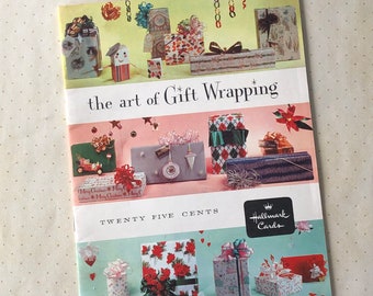 1960s The Art of Gift Wrapping, gift wrap ideas, Hallmark, Kaye King, vintage gift wrap