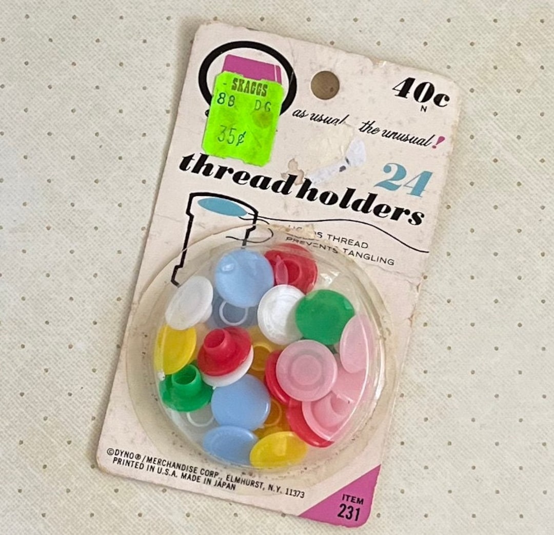 Vintage Dyno Thread Holders Spool Caps Vintage Sewing - Etsy