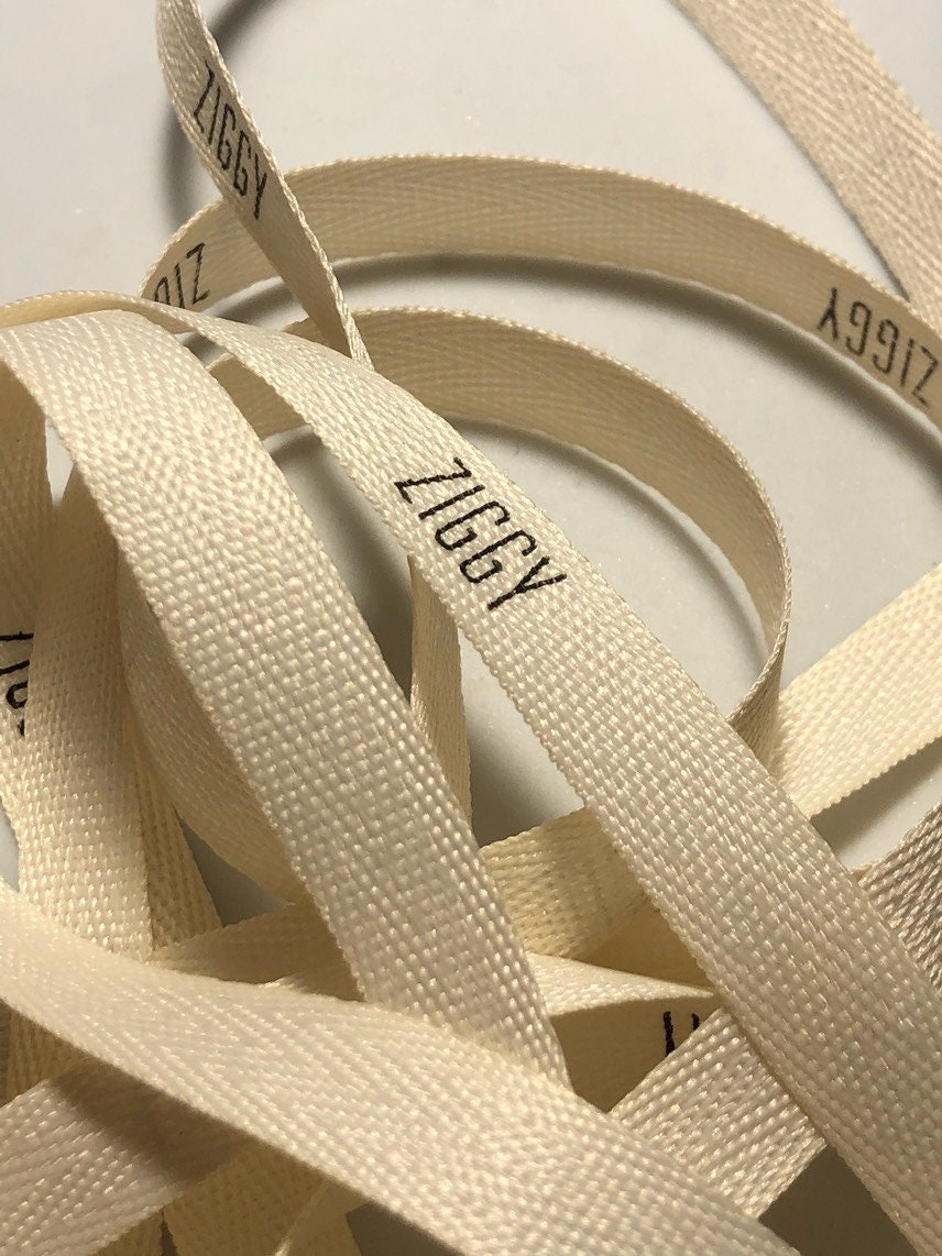 Wide Frayed Cotton Ribbon 2.5 wide BY THE YARD, Natural Cotton/Linen Ribbon