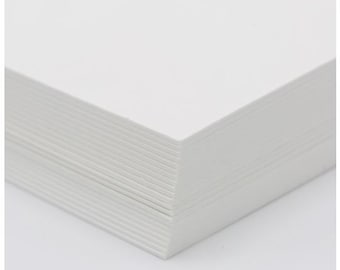 Reich Savoy 100% Cotton Bright White 236lb 640gsm Cover Letterpress Paper 9 x 12.5