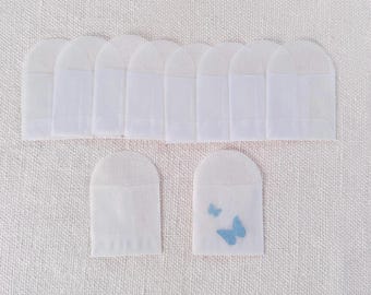 Adorable Tiny Vintage #1 2x2in Glassine Envelopes - junk journals, seeds, stamps, wedding favors, treat bags, confetti pouch & more! US made