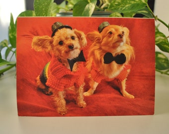 Gay Wedding Greeting Card - For Husbands - Marriage of Two Men