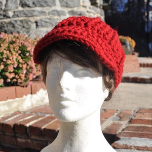 Crochet Hat Pattern Messy Bun Hat Pattern Ponytail Hat Pattern Crochet Hat with Brim image 3