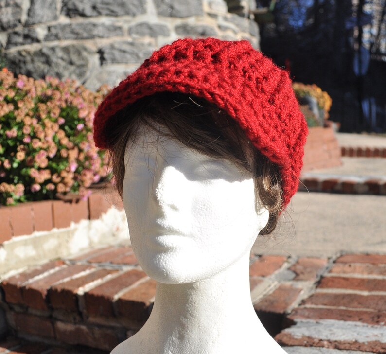 Crochet Hat Pattern Messy Bun Hat Pattern Ponytail Hat Pattern Crochet Hat with Brim image 3