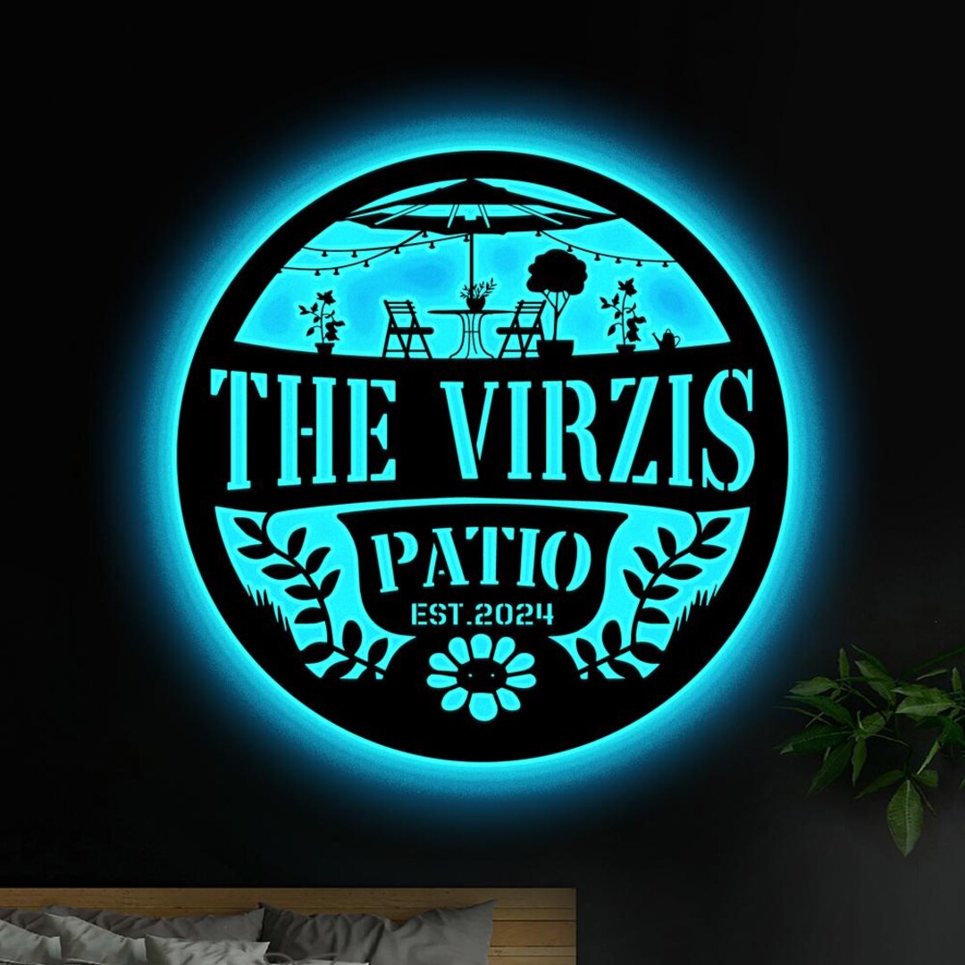 Personalized Patio Sign