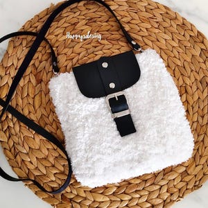 Teddy tote bag, Fluffy Bag,Fur Bag,Fuzzy Tote Bag