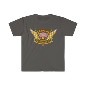 Cranium Command Logo Grön Unisex Softstyle T-shirt bild 5