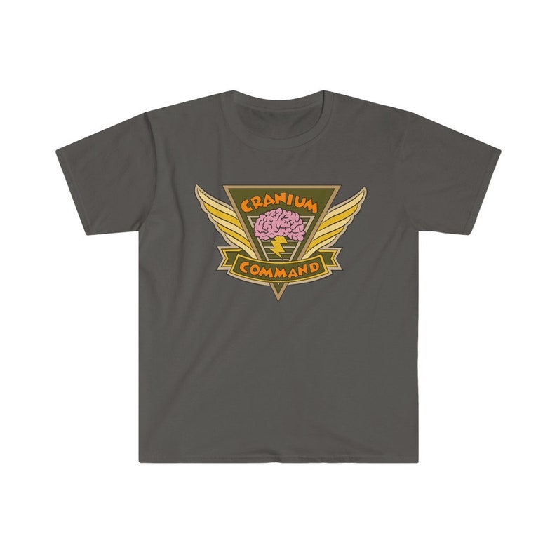 Cranium Command Logo Grön Unisex Softstyle T-shirt bild 5