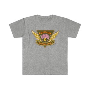 Cranium Command Logo Grön Unisex Softstyle T-shirt bild 4