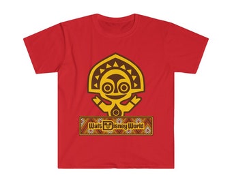 Polynesian Tiki Unisex Softstyle T-Shirt
