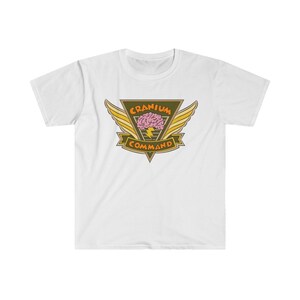 Cranium Command Logo Grön Unisex Softstyle T-shirt bild 2