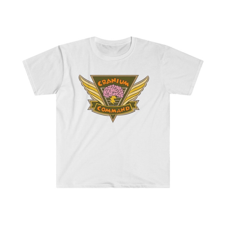 Cranium Command Logo Grön Unisex Softstyle T-shirt bild 2