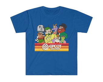 EPCOT Center 8-bit Pixel Unisex Softstyle T-Shirt