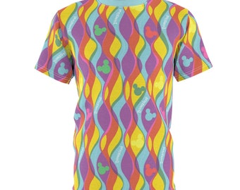 DL Retro Pattern Unisex AOP Cut & Sew Tee