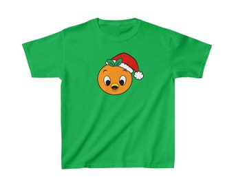 KIDS Santa Orange Bird Kids Heavy Cotton Tee