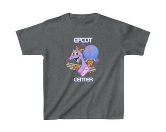 KIDS EPCOT Center Figment Geo Kids Heavy Cotton Tee