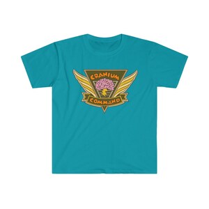Cranium Command Logo Grön Unisex Softstyle T-shirt bild 7