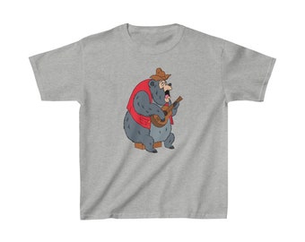 KIDS Big Al sitting Kids Heavy Cotton Tee