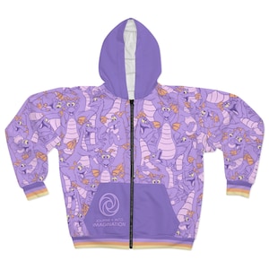 FIGMENT!!! AOP Unisex Zip Hoodie