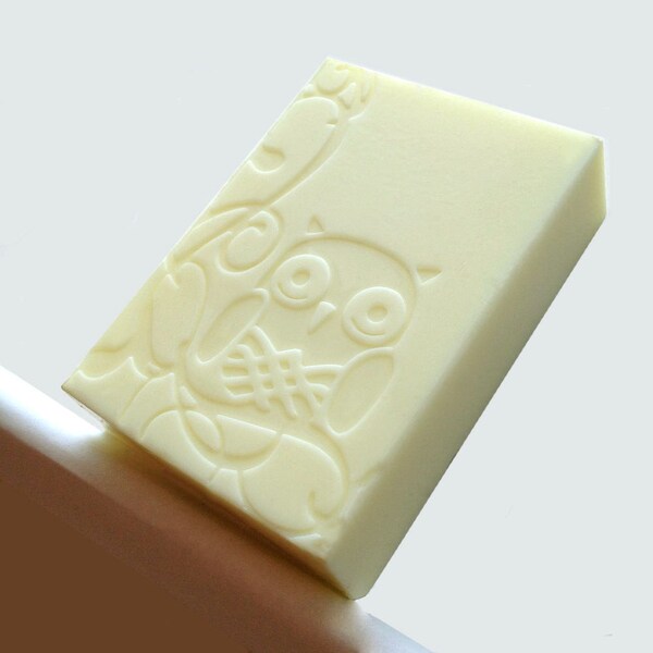 Shea Butter Handmade Soap - Happy Little Owl Impressions - Honey Lemon