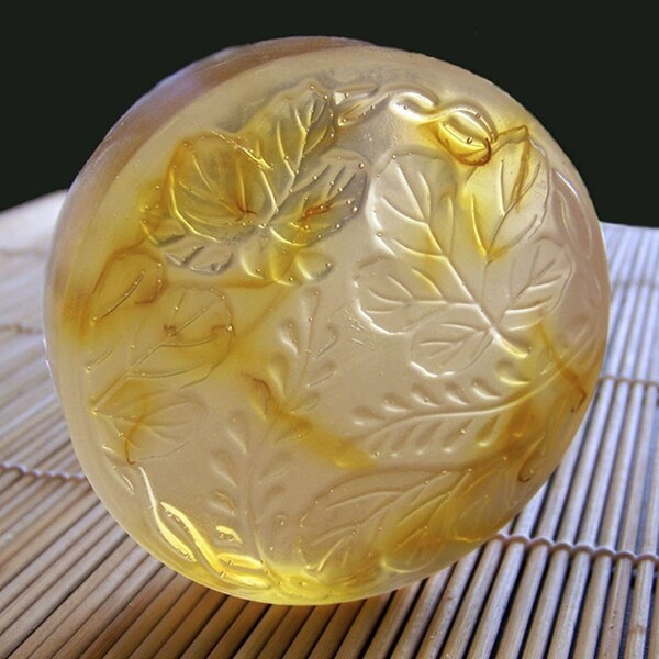 Chamomile Bergamot - Handmade Glycerin Floral Soap with Organic Calendula Petals