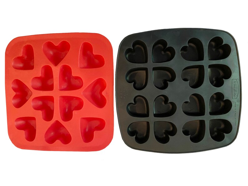 NEW Soap Molds in Various Small Shapes, Hearts, Squares, Flowers, Triangles, Fish Etc. B1 image 5