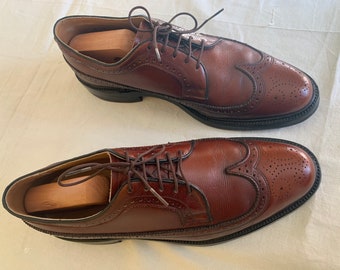 Vintage US shoes Mason Executive Imperial  '' Long wing blucher " : taille 9D