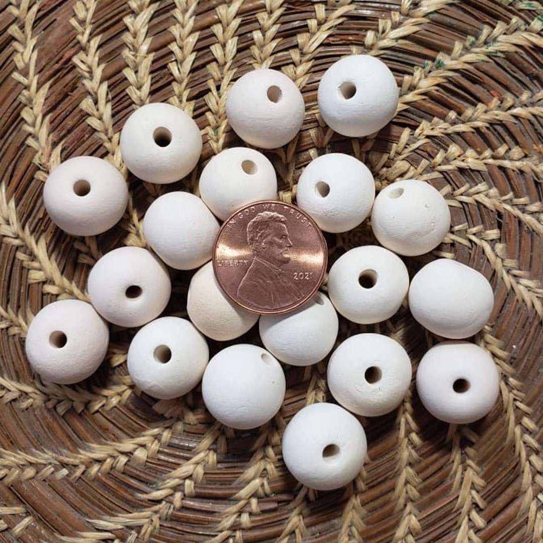 DIY Ceramic Beads, Bead Blanks, Bisque Round Blanks, Round Beads