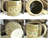 Stoneware Oak Leaf Mug
