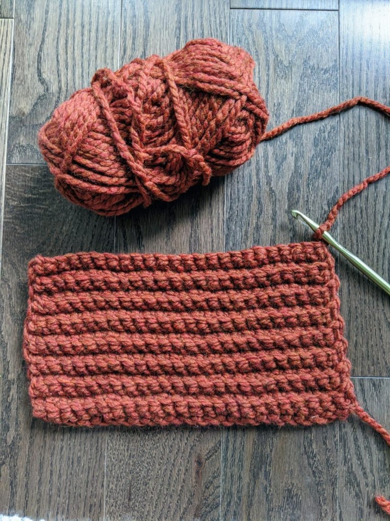Simple Men's Crochet Hat Pattern Bulky Yarn Etsy