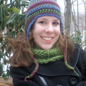 Crochet Raies Hat with Earflaps PDF Pattern image 3