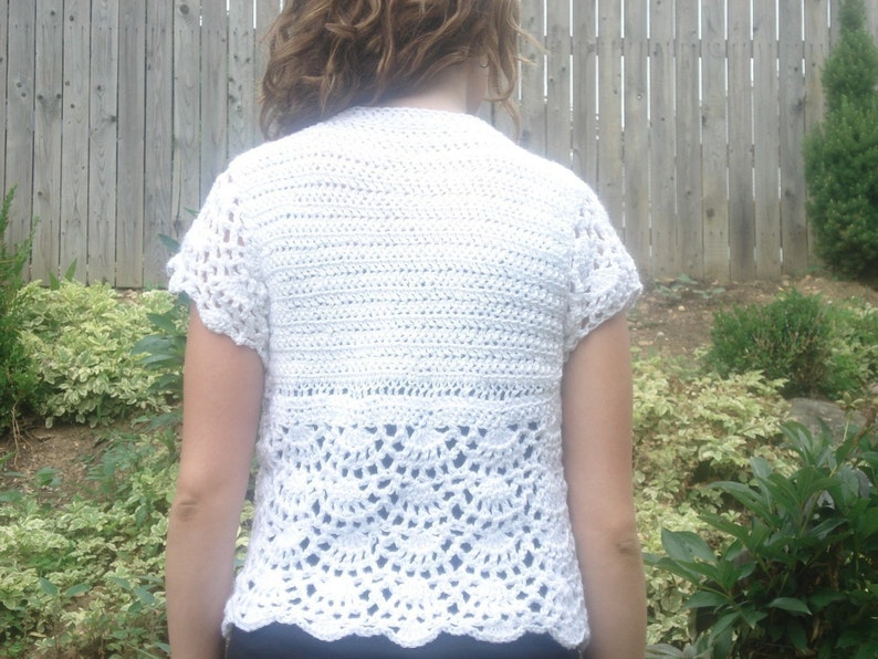 Crochet Shrug Pattern / Crochet Bolero Pattern Instant Download PDF zdjęcie 4