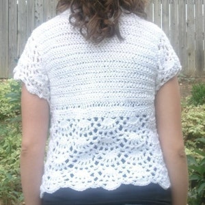 Crochet Shrug Pattern / Crochet Bolero Pattern Instant Download PDF image 3