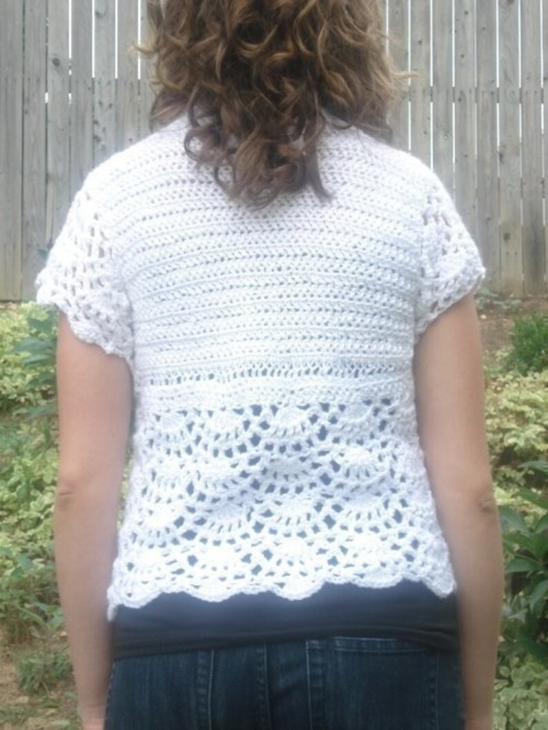 Crochet Shrug Pattern / Crochet Bolero Pattern Instant Download PDF zdjęcie 3