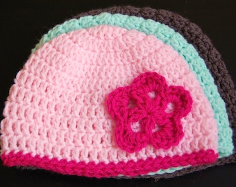 Patrón de gorro de crochet: NUEVO gorro básico y versátil en cuatro tamaños