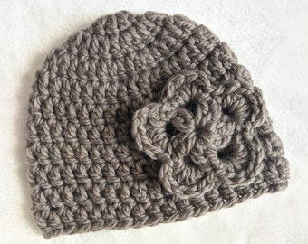 Canvas Easy Beginner Crochet Hat Pattern - Digital Instant Download PDF