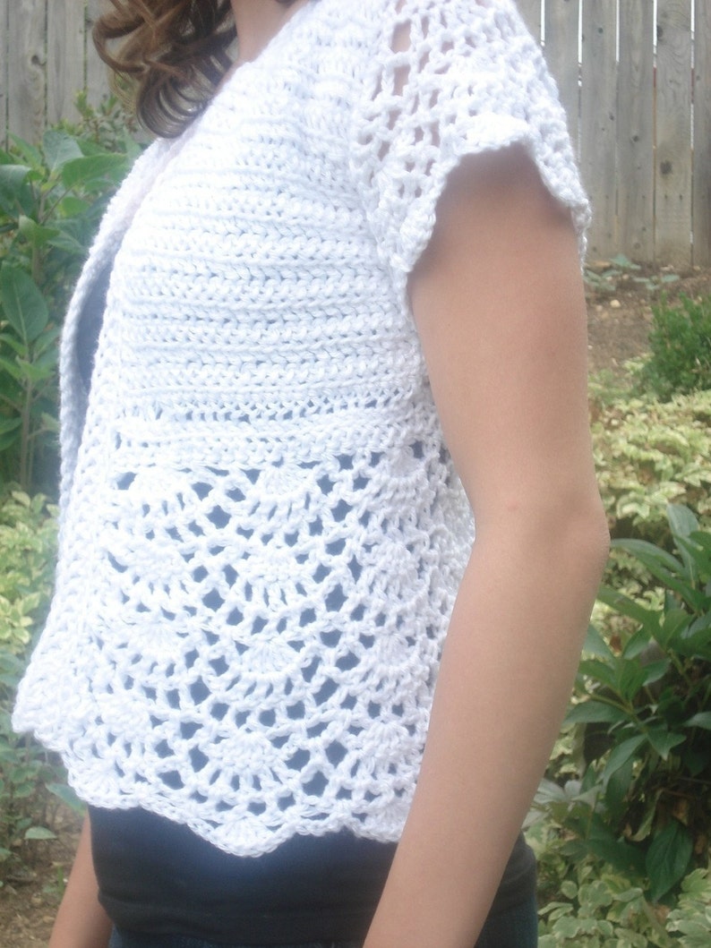 Crochet Shrug Pattern / Crochet Bolero Pattern Instant Download PDF zdjęcie 2