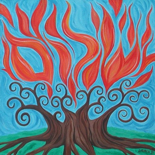 Burning Bush-Print Reproduction