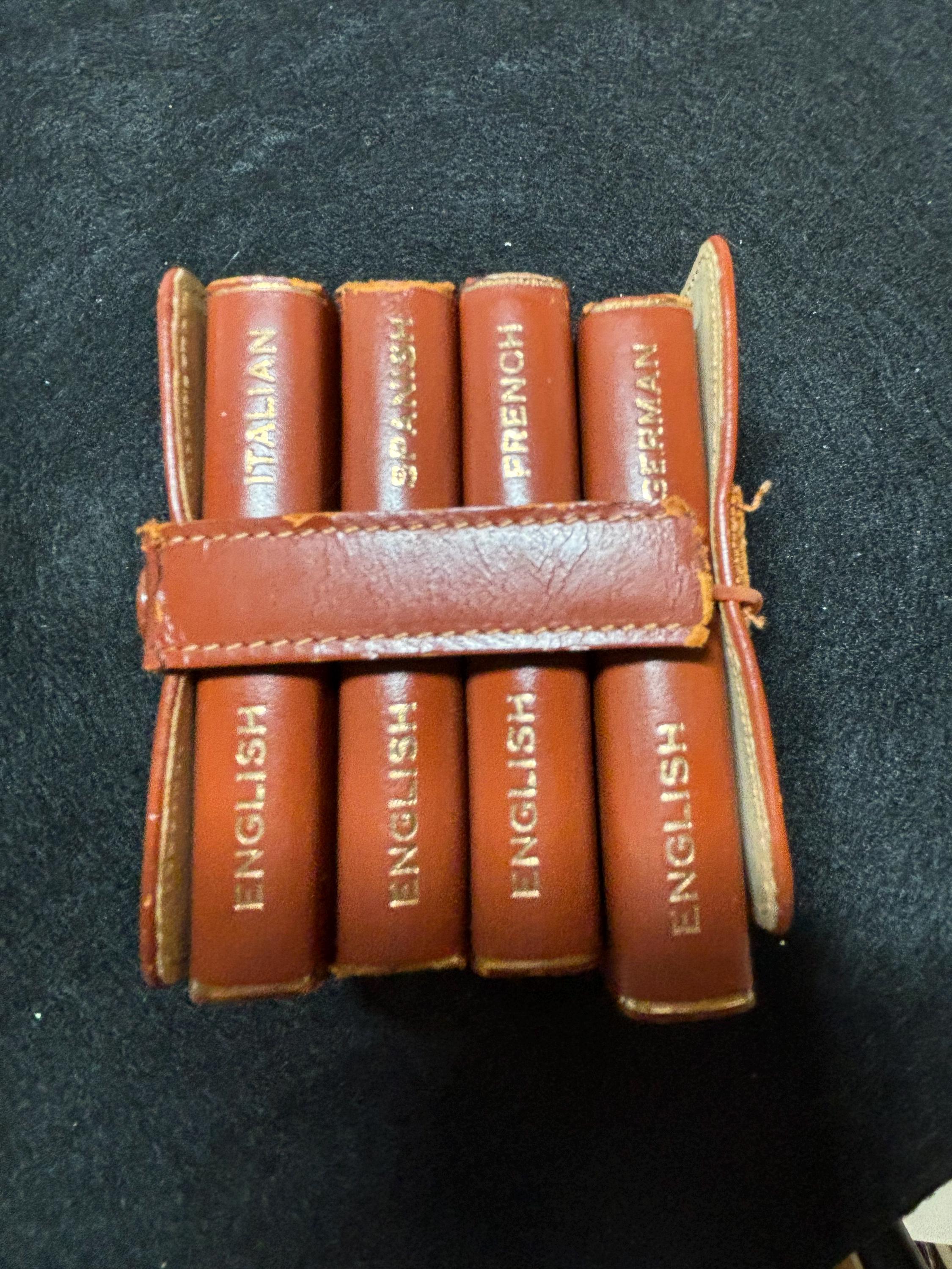 Vintage, Burgess & Bowes Ltd. London, 4 Leather, MINIATURE