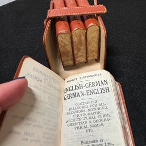 German Leatherbound Books - Etsy