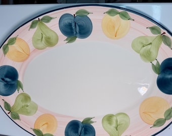Vintage A. Santos 172-50 Oval Turkey Platter Made Portugal. Hand