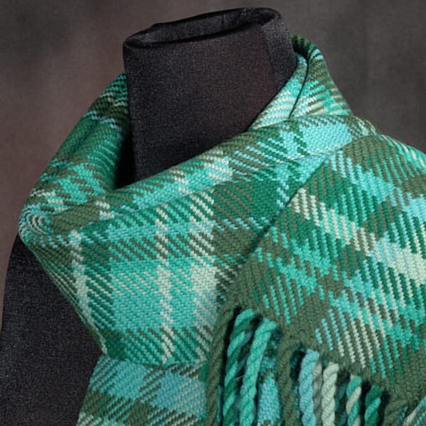 handmade Merino wool scarf