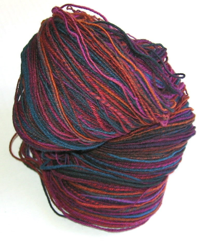 Handspun 3 ply Sport Weight Targhee Yarn image 2