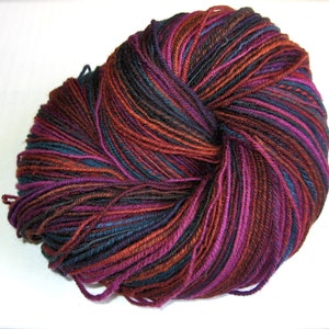 Handspun 3 ply Sport Weight Targhee Yarn image 1