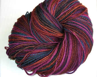 Handspun 3 ply Sport Weight Targhee Yarn