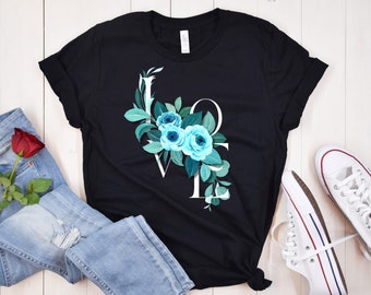 Blooming Botanical Tee | Nature Lover's Floral Shirt | Plus Size Couple T-shirt