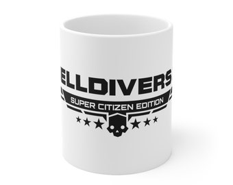 Mug inspiré des Helldivers | Liber-Thé | tasse Helldivers | Tasse Helldivers 2 Liber-Tea