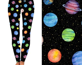 Planet and space harem pants